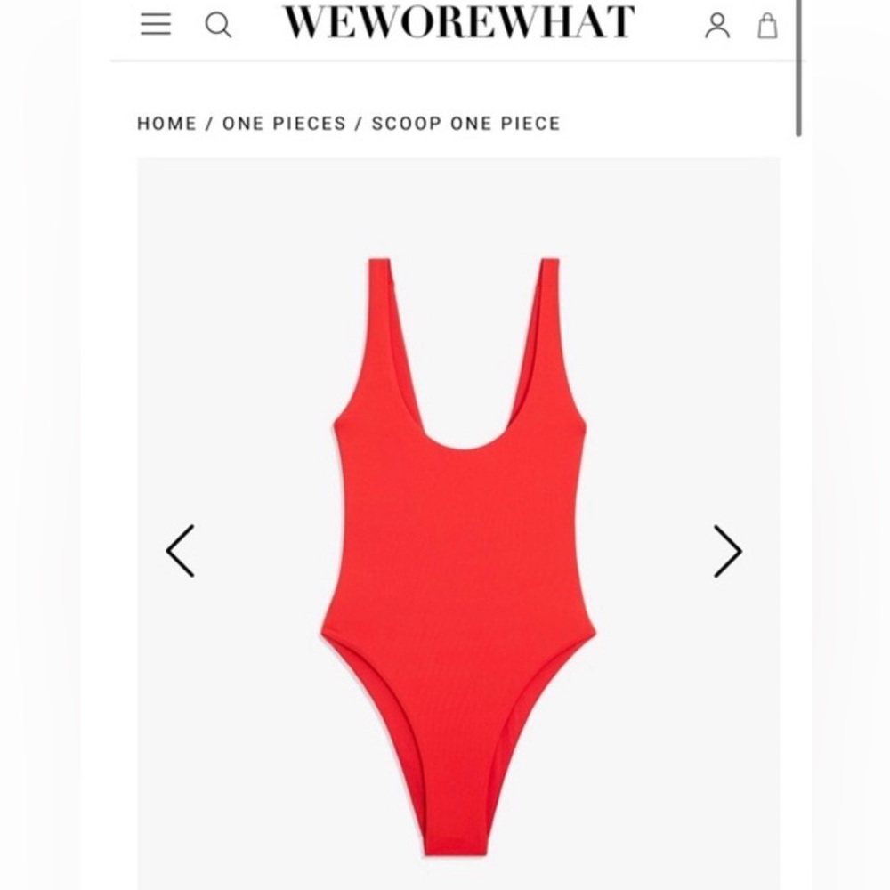 WeWoreWhat Red one piece